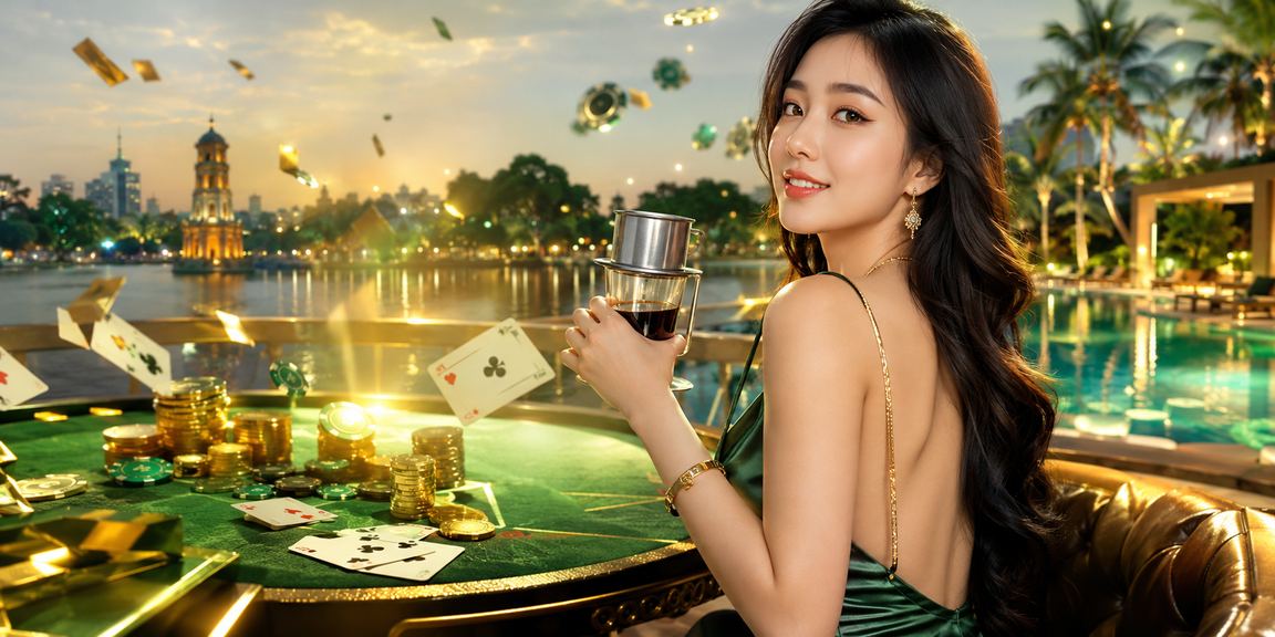 Người chơi tại Hà Nội đăng nhập tài khoản ev888 trên điện thoại bên tách cà phê